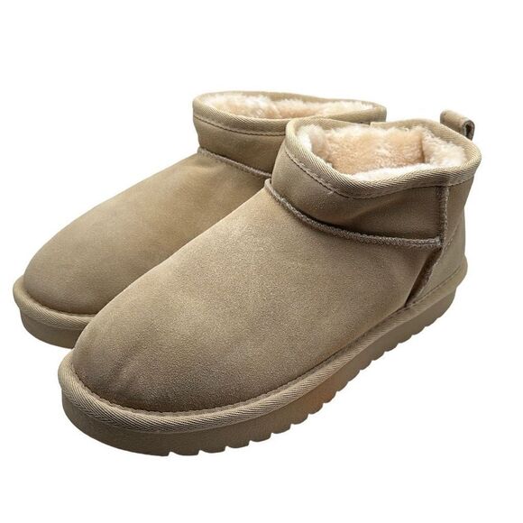 CUSHIONAIRE Women's pull on boot 8 SAND - Picture 3 of 7